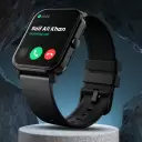 Boult Drift+ Bluetooth Calling, 1.85" HD, 500Nits Brightness, 150+ Watchfaces, SpO2 Smartwatch (Jet Black Strap, Free Size)